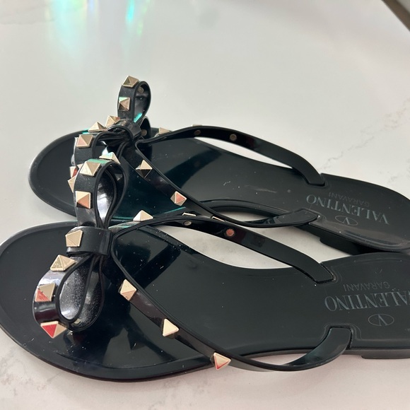 Valentino ROCKSTUD RUBBER SLIPPER size 38 Euro - Picture 9 of 9